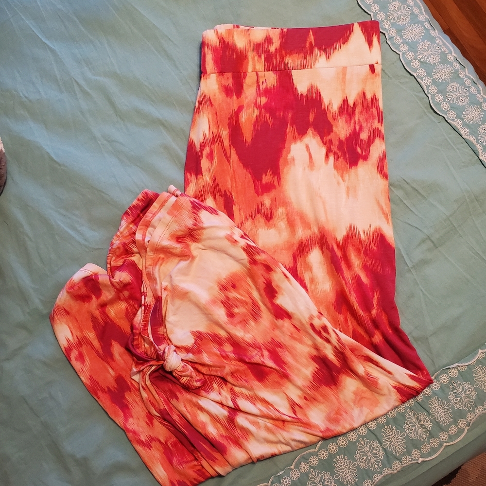 Multi color Maxi Skirt.